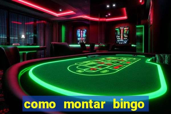 como montar bingo brinquedos toia